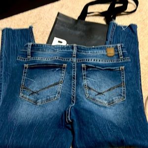 BKE Payton 31R fringe bottom straight legs